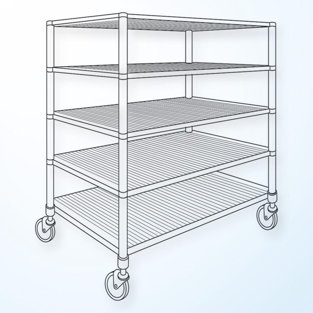 AFB7920 Mobile Drying Rack