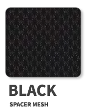 Spacer Mesh Black Fabric